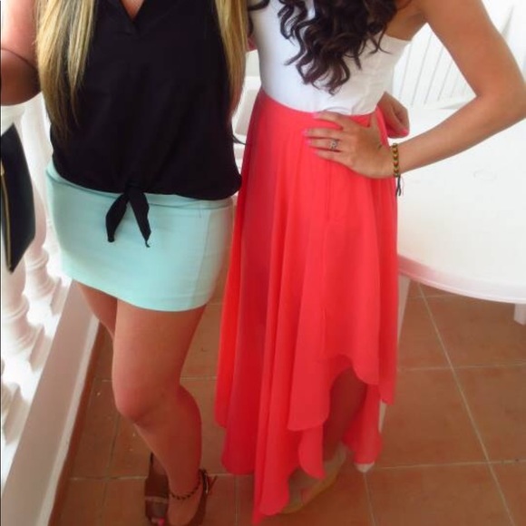 Coral flow skirt - Picture 6 of 6